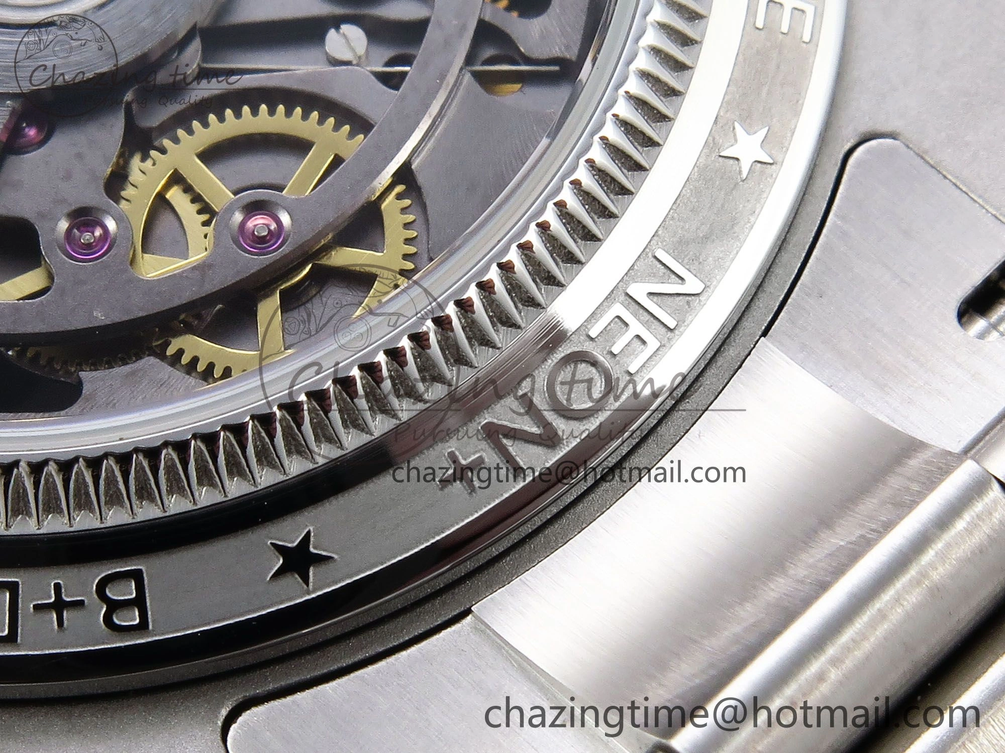 Daytona SS ADGF Best Edition White Skeleton Dial on SS Bracelet SA4130