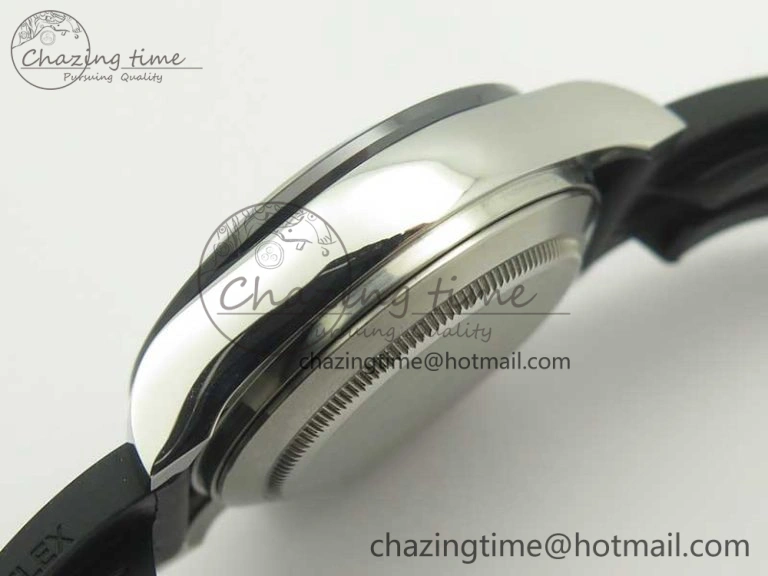 Daytona SS BP Maker Best Version Black Dial On Rubber Strap A7750@6 To 4130