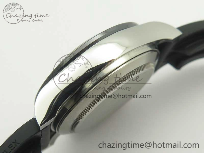 Daytona SS BP Maker Best Version Black Dial On Rubber Strap A7750@6 To 4130