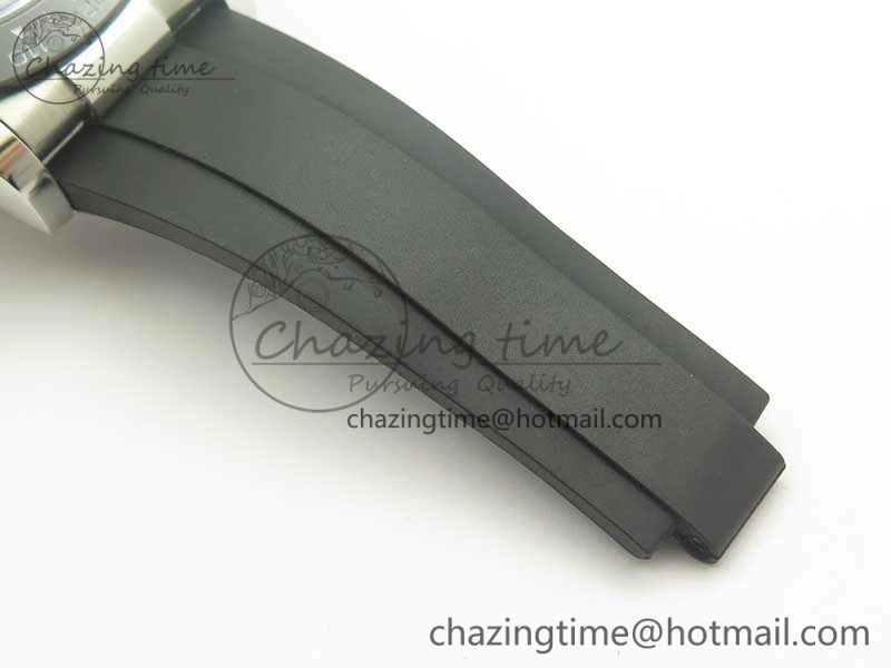 Daytona SS BP Maker Best Version Black Dial On Rubber Strap A7750@6 To 4130