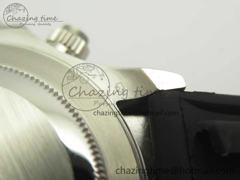 Daytona SS BP Maker Black Dial On Rubber Strap A7750@6