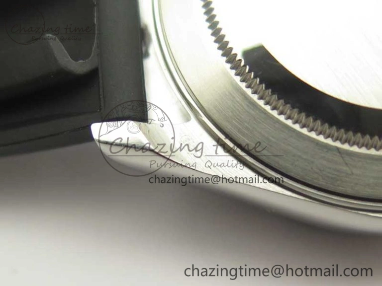 Daytona SS BP Maker Black Dial On Rubber Strap A7750@6