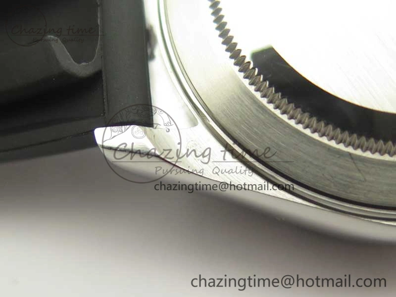 Daytona SS BP Maker Black Dial On Rubber Strap A7750@6