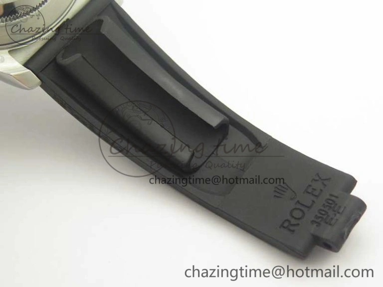 Daytona SS BP Maker Black Dial On Rubber Strap A7750@6