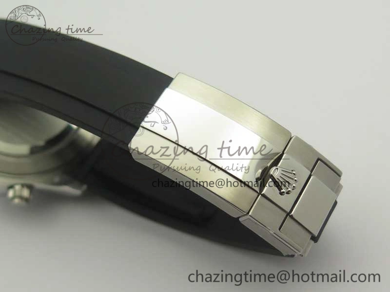 Daytona SS BP Maker Black Dial On Rubber Strap A7750@6