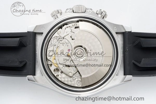 Daytona SS Rainbow Diamonds Bezel JVSF 1:1 Best Edition 904L Steel White Panda Dial on Oysterflex Strap A7750