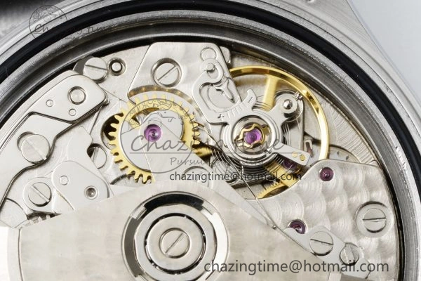 Daytona SS Rainbow Diamonds Bezel JVSF 1:1 Best Edition 904L Steel White Panda Dial on Oysterflex Strap A7750