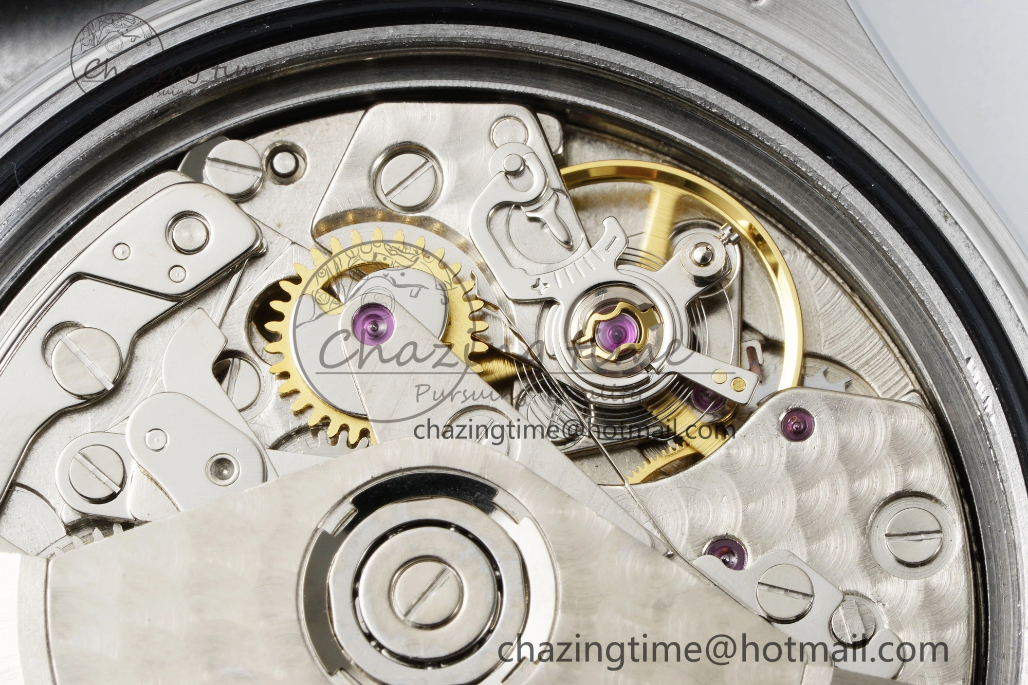 Daytona SS Rainbow Diamonds Bezel JVSF 1:1 Best Edition 904L Steel White Panda Dial on Oysterflex Strap A7750