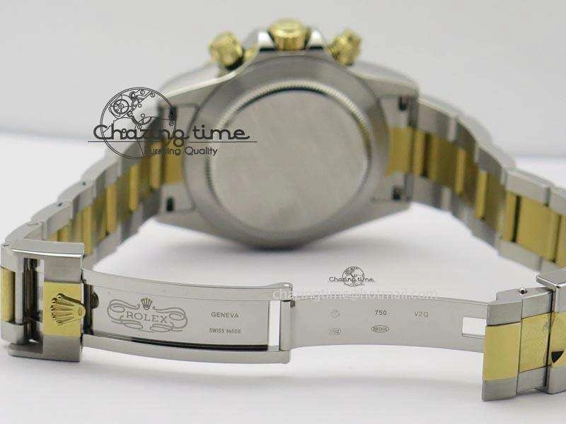 Daytona SS YG 116523 JF Best Edition Gold Dial On SS YG Bracelet A7750