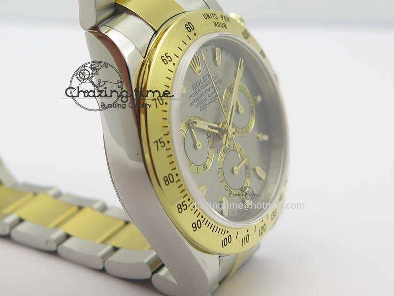 Daytona SS YG 116523 JF Best Edition Gray Dial On SS YG Bracelet A7750