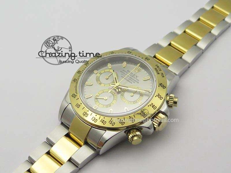 Daytona SS YG 116523 JF Best Edition Gray Dial On SS YG Bracelet A7750