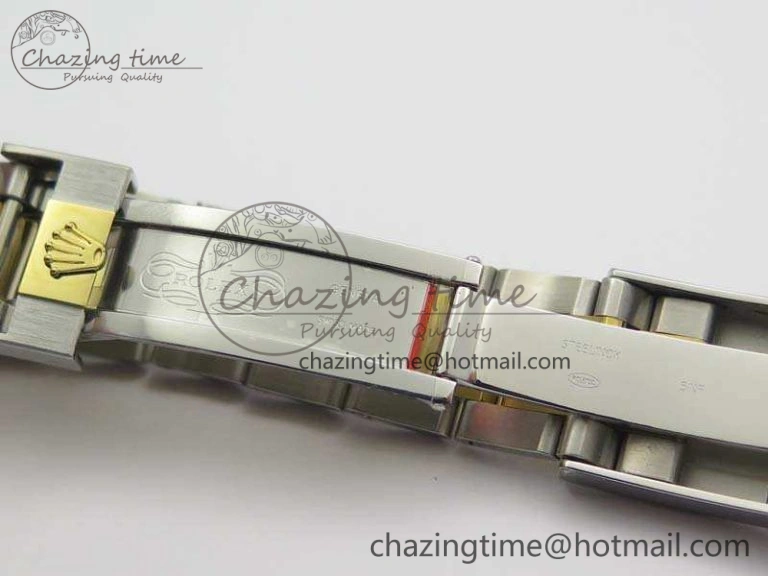 Daytona SS YG Ceramic Bezel JH Best Edition Sliver Gray Dial On SS YG Bracelet A7750