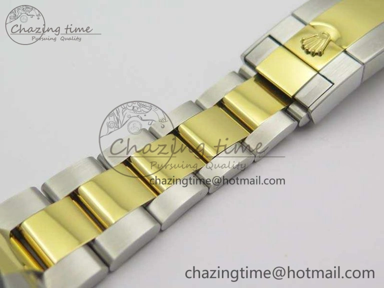 Daytona SS YG Ceramic Bezel JH Best Edition Sliver Gray Dial On SS YG Bracelet A7750