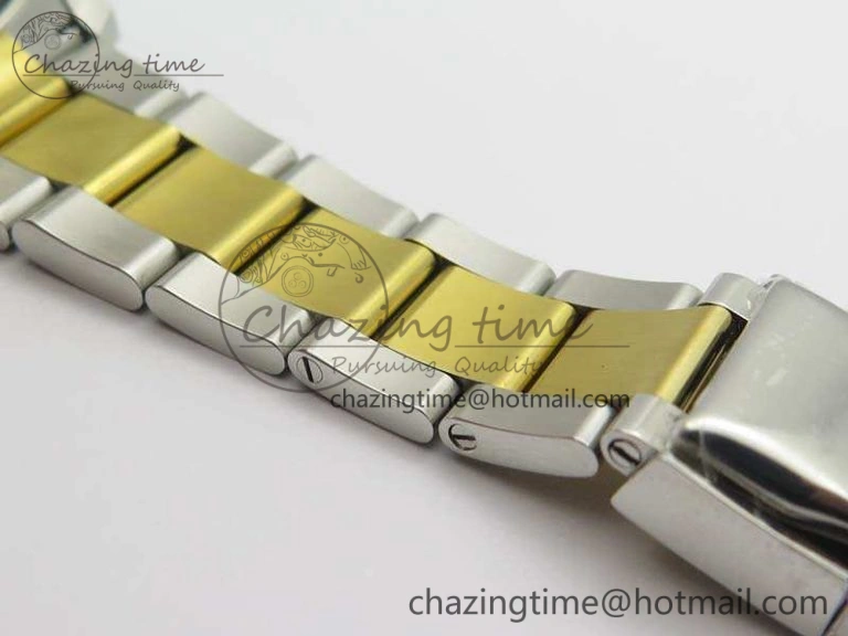 Daytona SS YG Ceramic Bezel JH Best Edition Sliver Gray Dial On SS YG Bracelet A7750