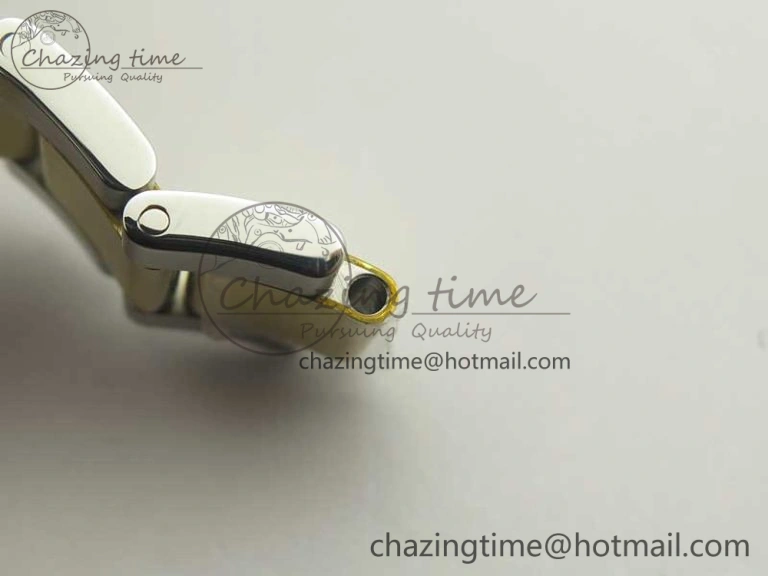 Daytona SS YG TW 116523 Wrapped V2 1:1 Best Edition Gold Dial Diamonds Markers on SS Bracelet A7750