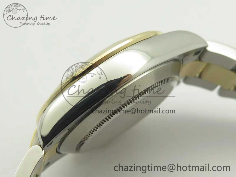 Daytona SS YG TW 116523 Wrapped V2 1:1 Best Edition Gold Dial Diamonds Markers on SS Bracelet A7750