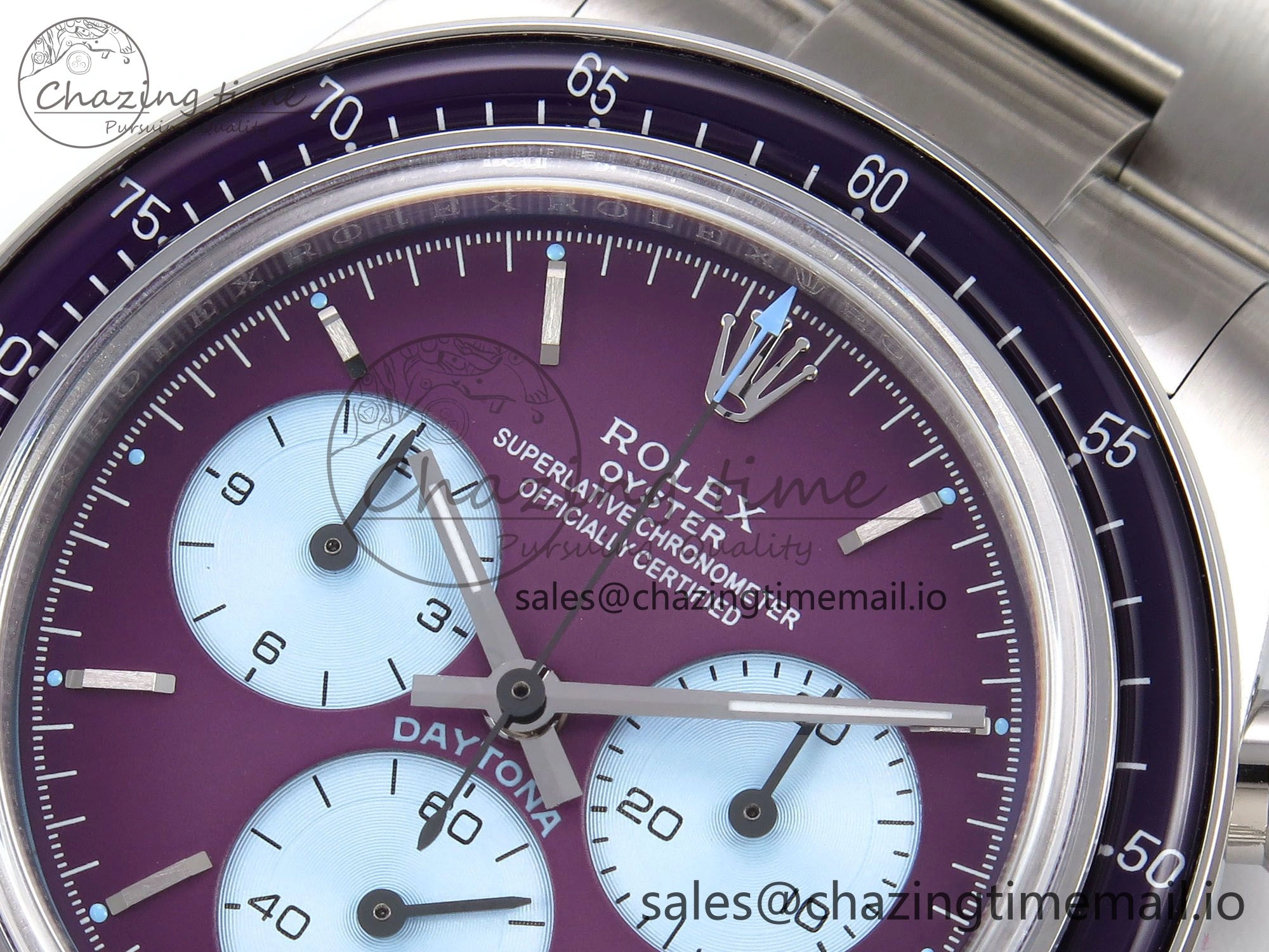 Daytona Scona SS ADGF Best Edition Purple Dial on SS Bracelet SA4130