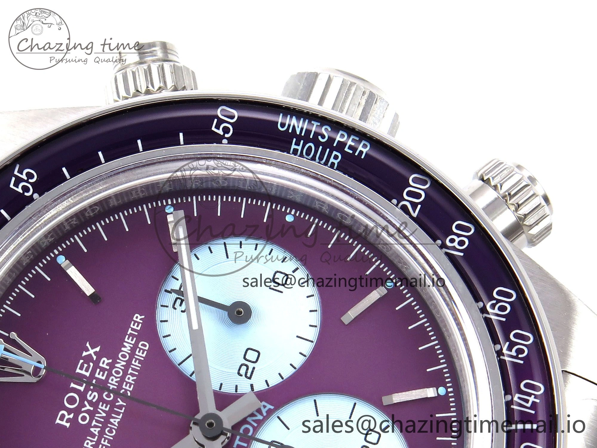 Daytona Scona SS ADGF Best Edition Purple Dial on SS Bracelet SA4130