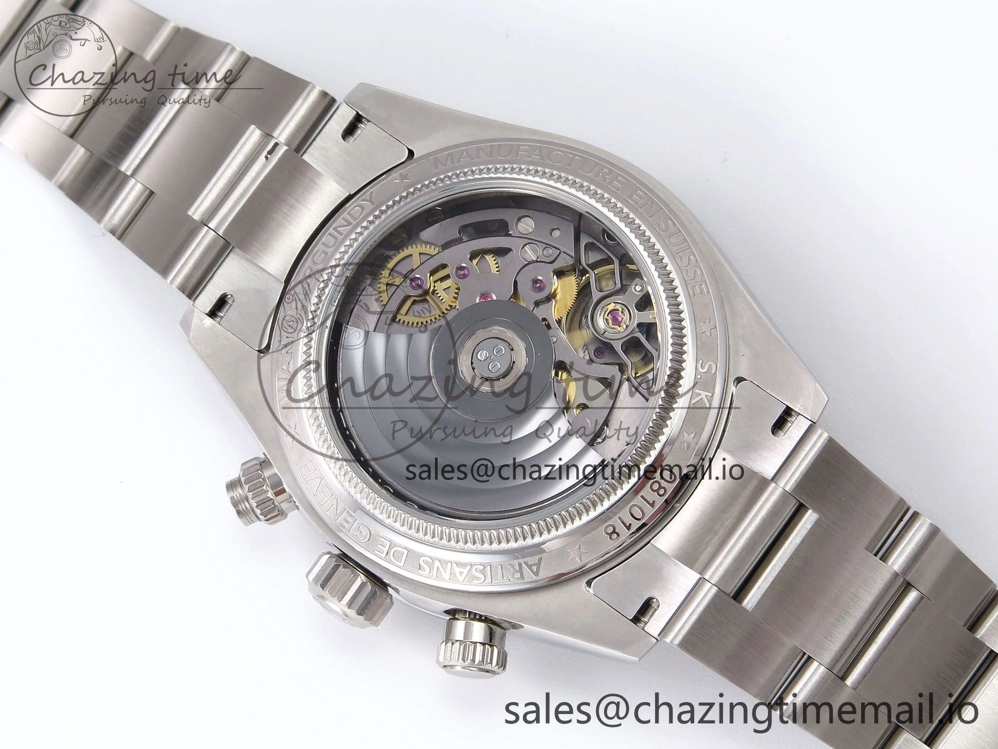 Daytona Scona SS ADGF Best Edition Purple Dial on SS Bracelet SA4130