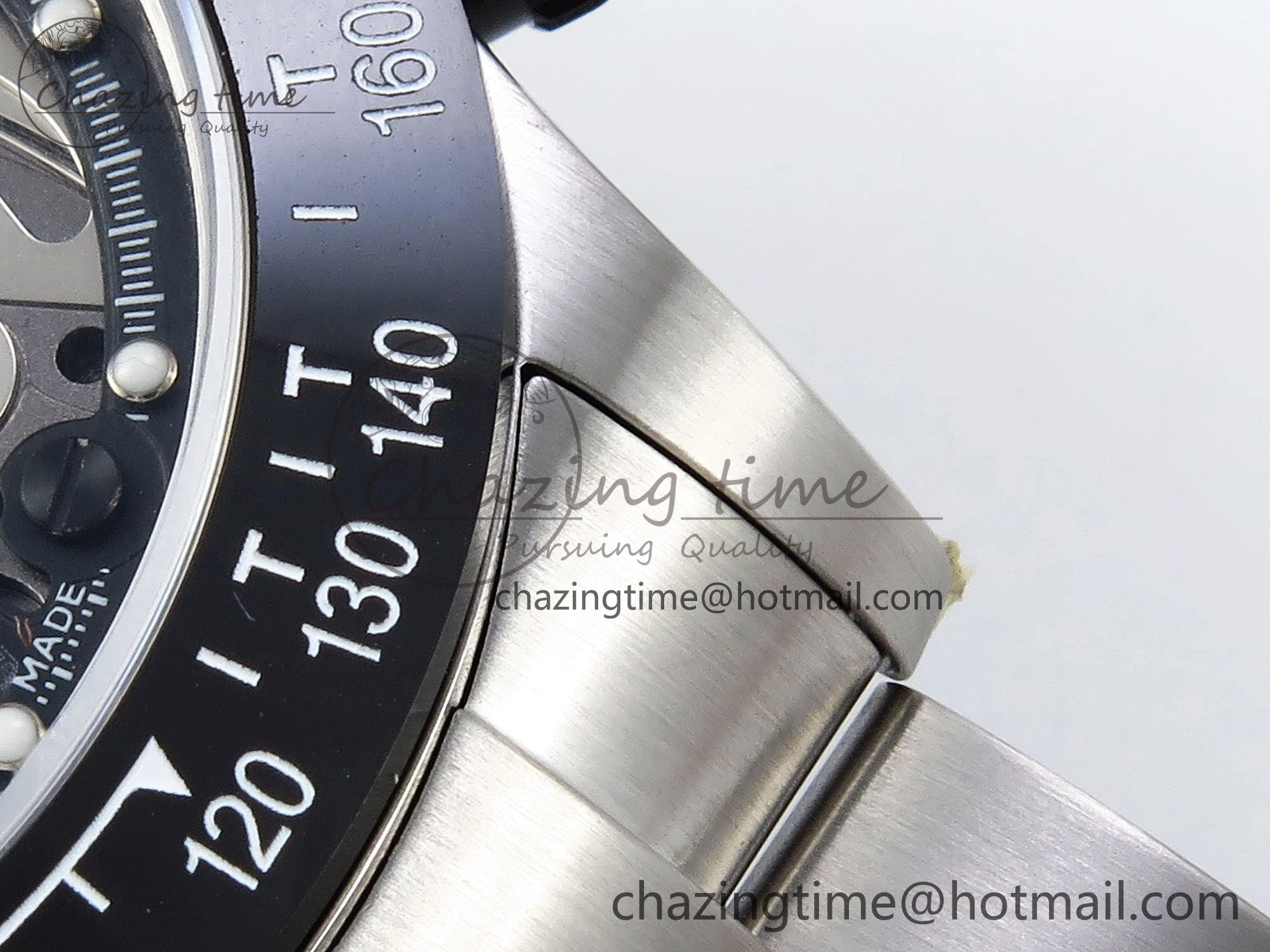 Daytona Skeleton SONIC Best Edition Ceramic Bezel Skeleton Dial on SS Oyster Bracelet SA4130