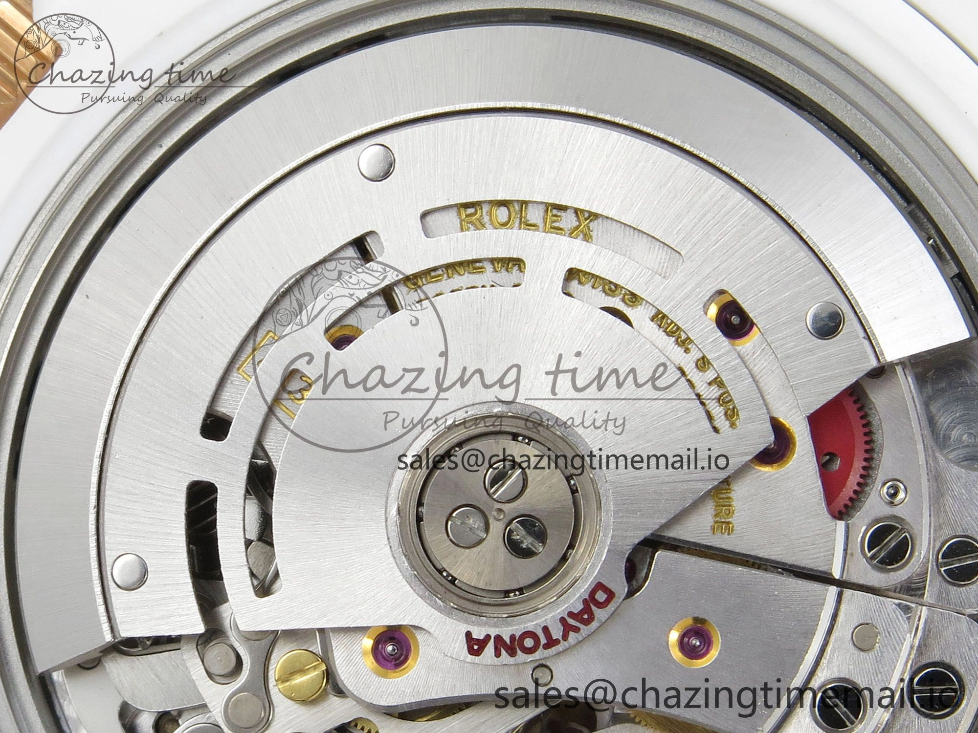 Daytona White Ceramic Case and Bracelet Black Rainbow Dial Rainbow Bezel SONIC Best Edition SA4130