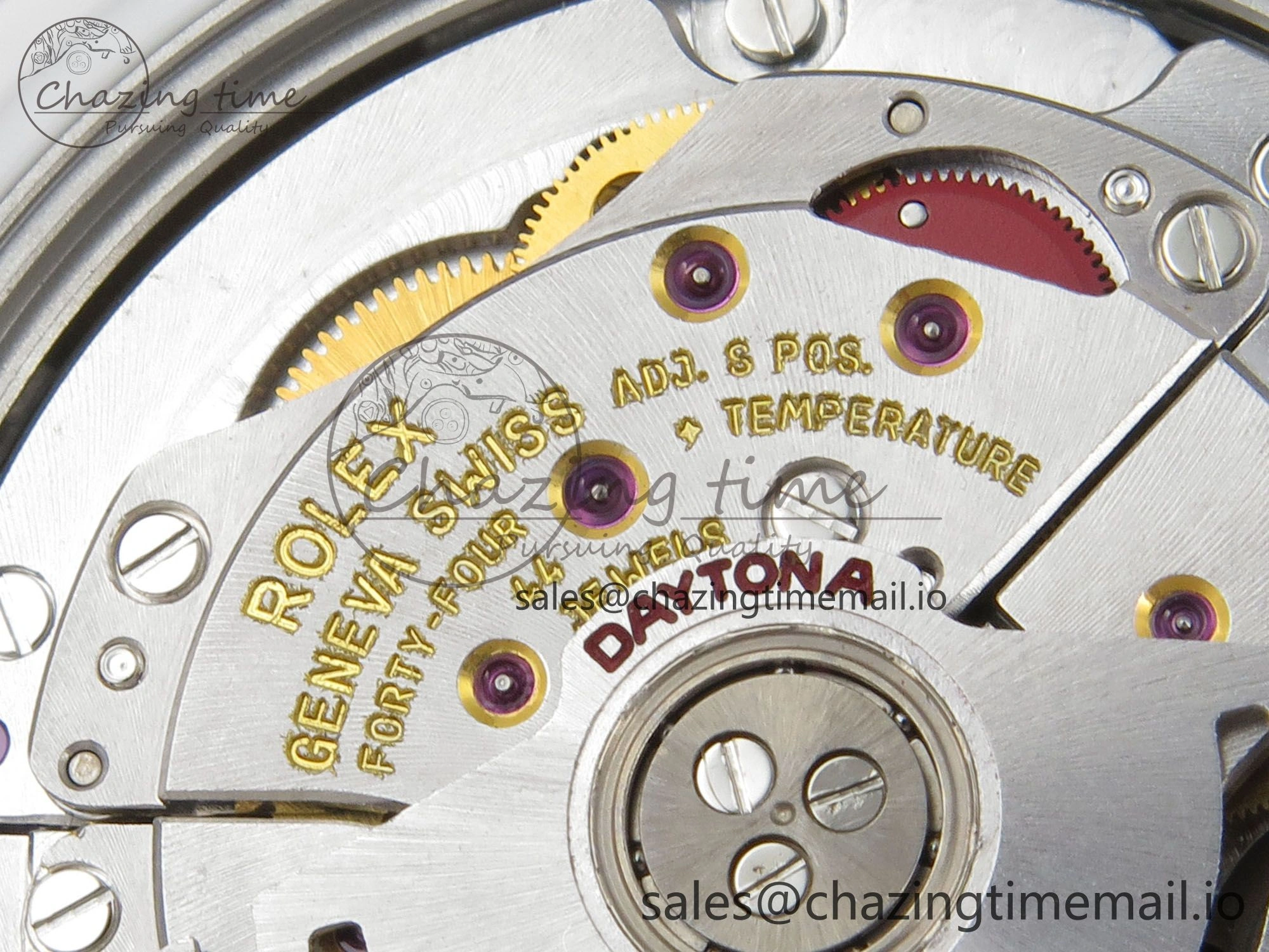 Daytona White Ceramic Case and Bracelet Black Rainbow Dial Rainbow Bezel SONIC Best Edition SA4130