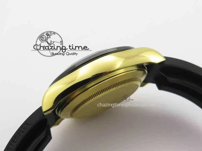 Daytona YG 116518LN JH Best Edition Gold Dial On Rubber Strap A4130 (Free XS rubber strap)
