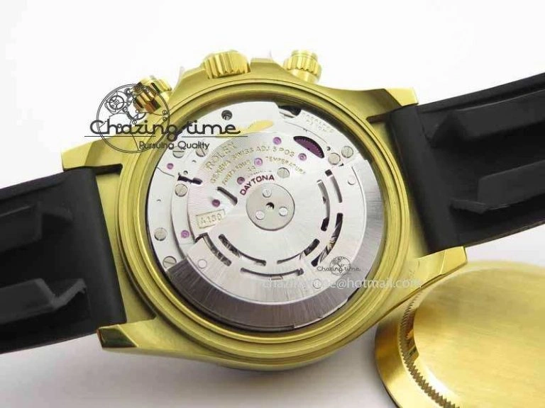 Daytona YG 116518LN JH Best Edition Gray Dial On Rubber Strap A4130 (Free XS rubber strap)