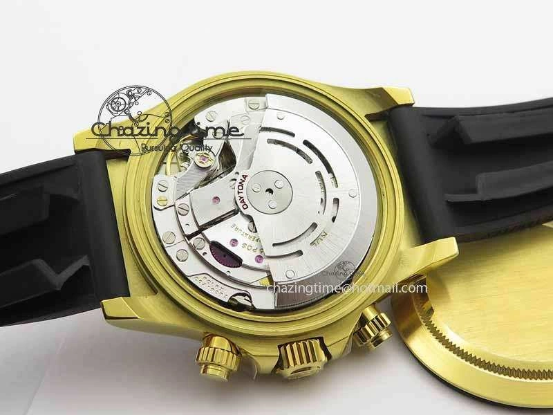Daytona YG 116518LN JH Best Edition Gray Dial On Rubber Strap A4130 (Free XS rubber strap)