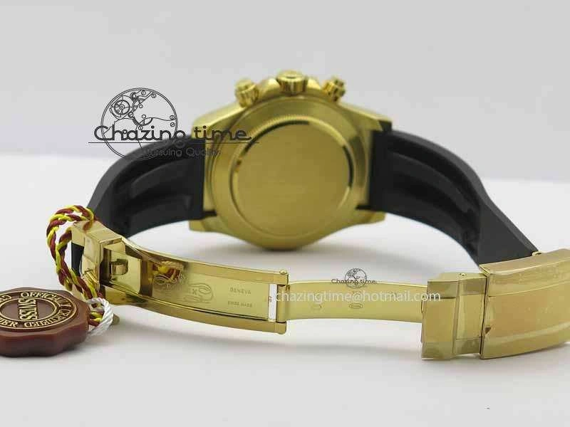 Daytona YG 116518LN JH Best Edition Gray Dial On Rubber Strap A4130 (Free XS rubber strap)