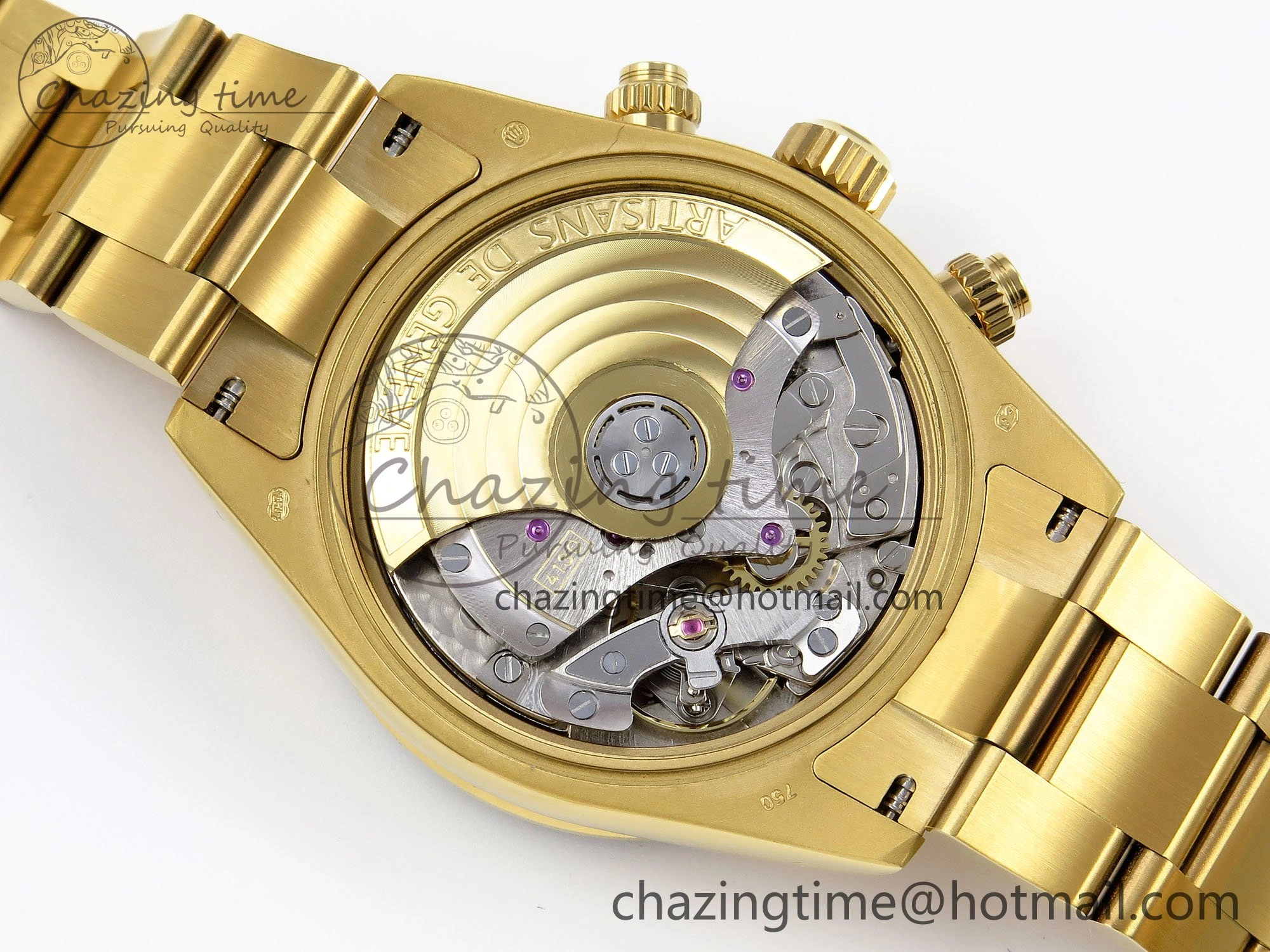 Daytona YG ADGF Best Edition Green YG Dial on YG Bracelet A7750