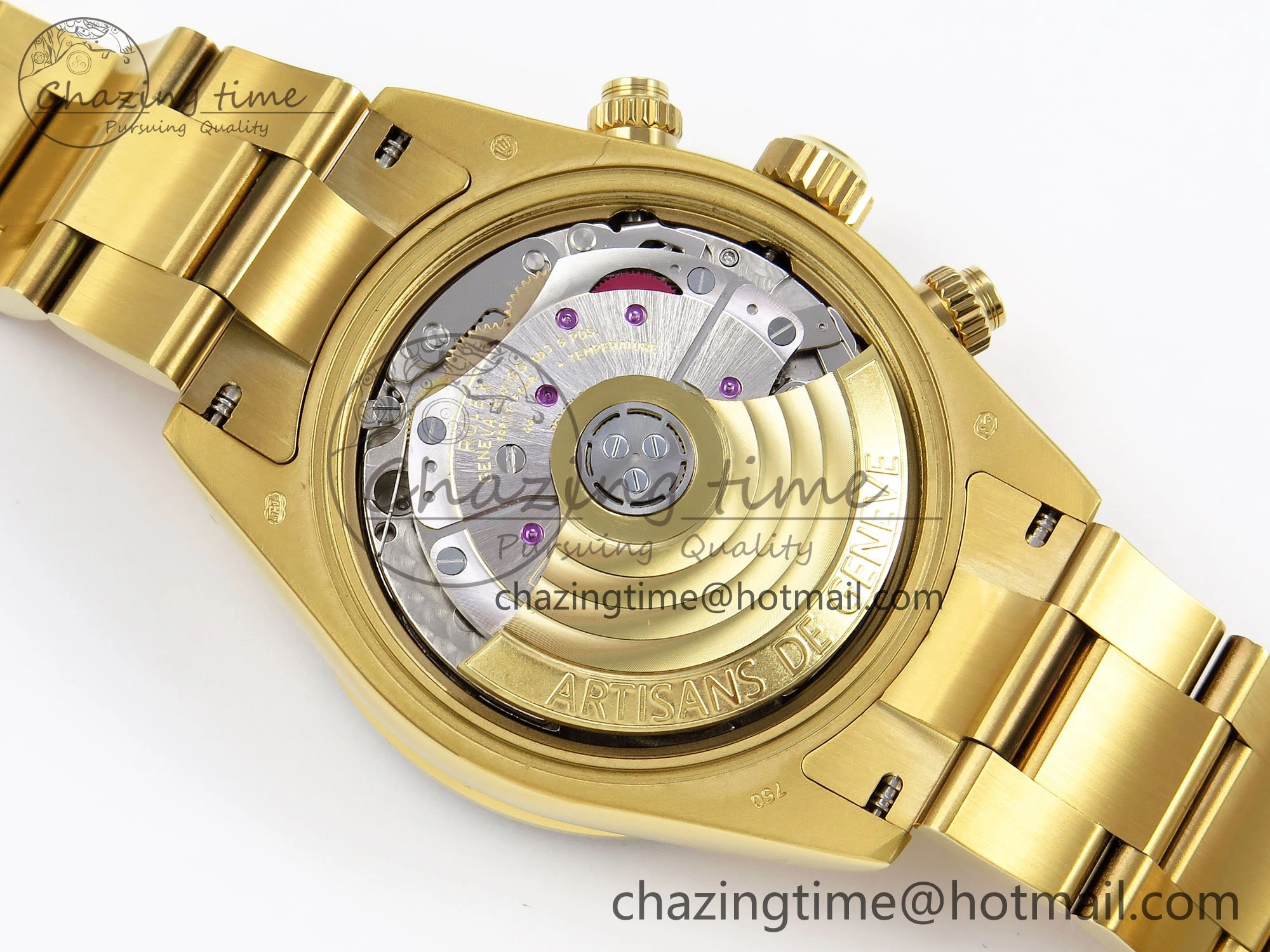 Daytona YG ADGF Best Edition Green YG Dial on YG Bracelet A7750