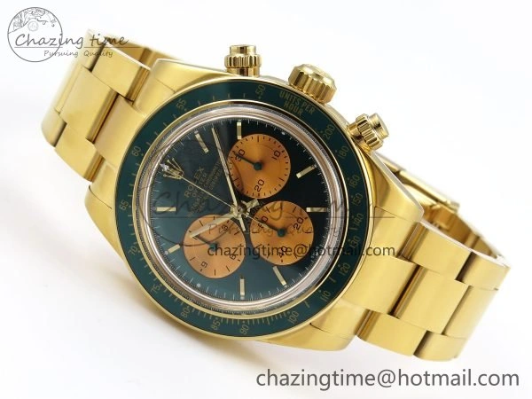 Daytona YG ADGF Best Edition Green YG Dial on YG Bracelet A7750