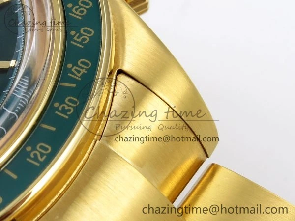 Daytona YG ADGF Best Edition Green YG Dial on YG Bracelet A7750