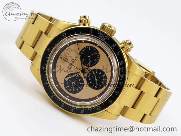 Daytona YG ADGF Best Edition YG Black Dial on YG Bracelet A7750