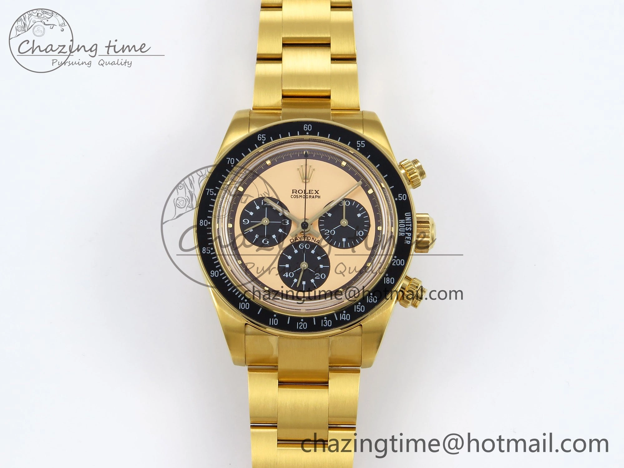Daytona YG ADGF Best Edition YG Black Dial on YG Bracelet A7750