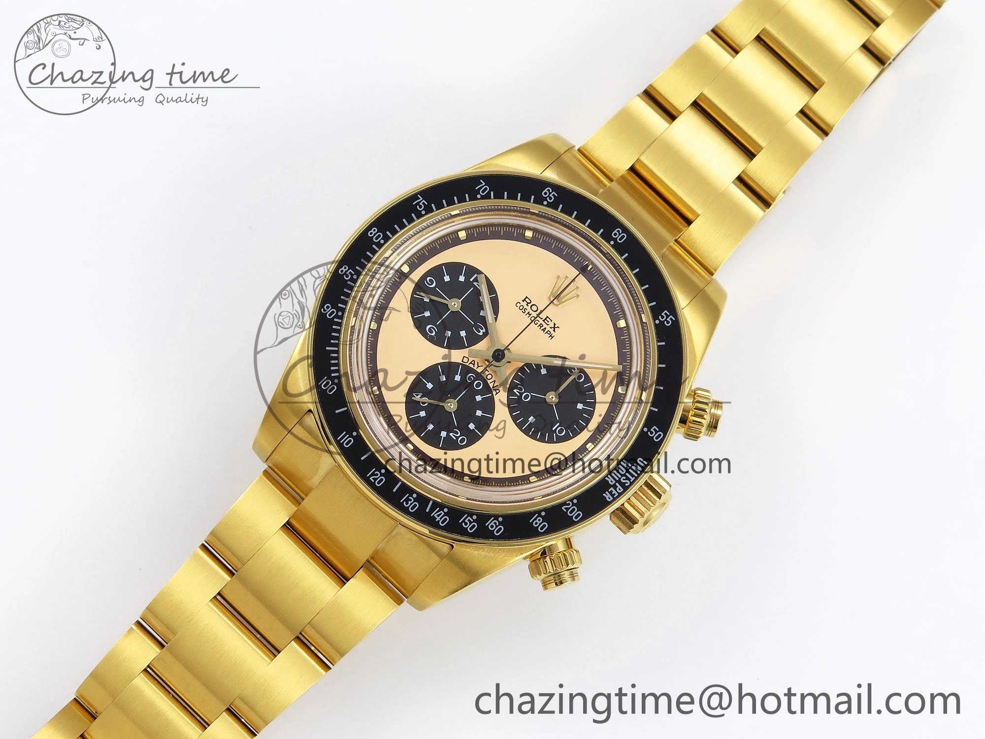 Daytona YG ADGF Best Edition YG Black Dial on YG Bracelet A7750