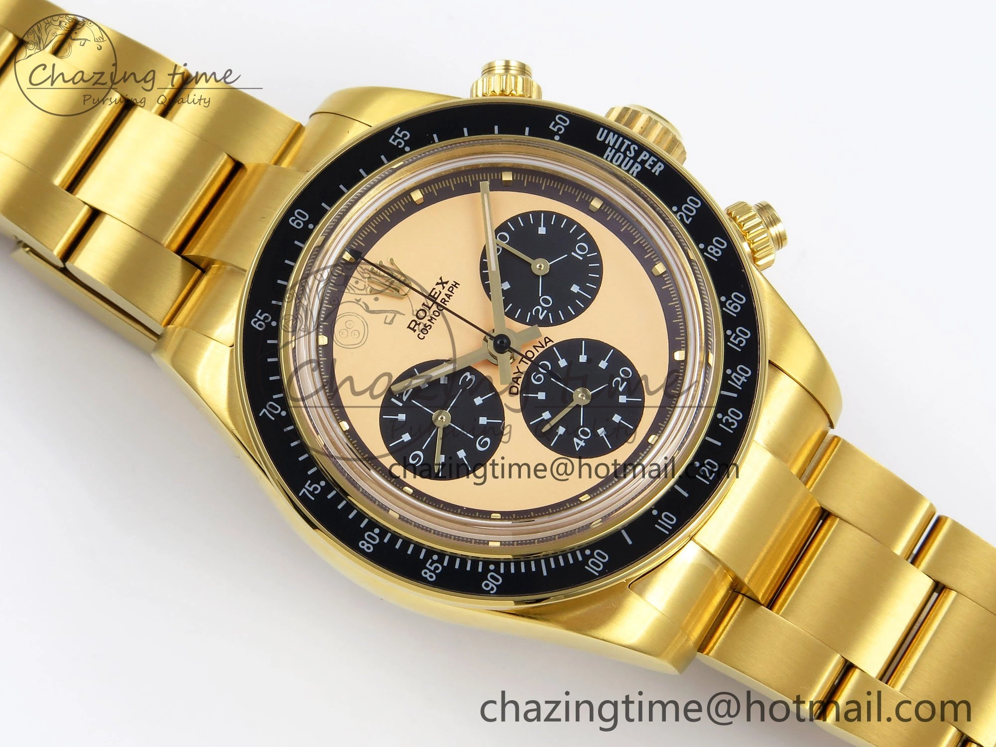 Daytona YG ADGF Best Edition YG Black Dial on YG Bracelet A7750