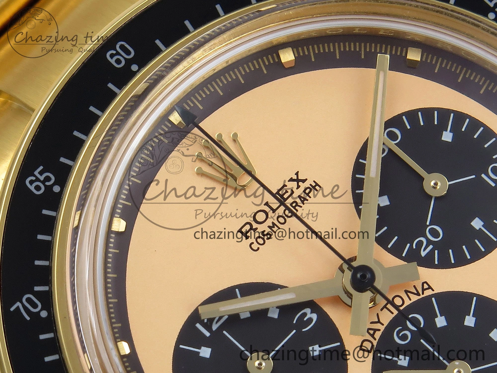 Daytona YG ADGF Best Edition YG Black Dial on YG Bracelet A7750