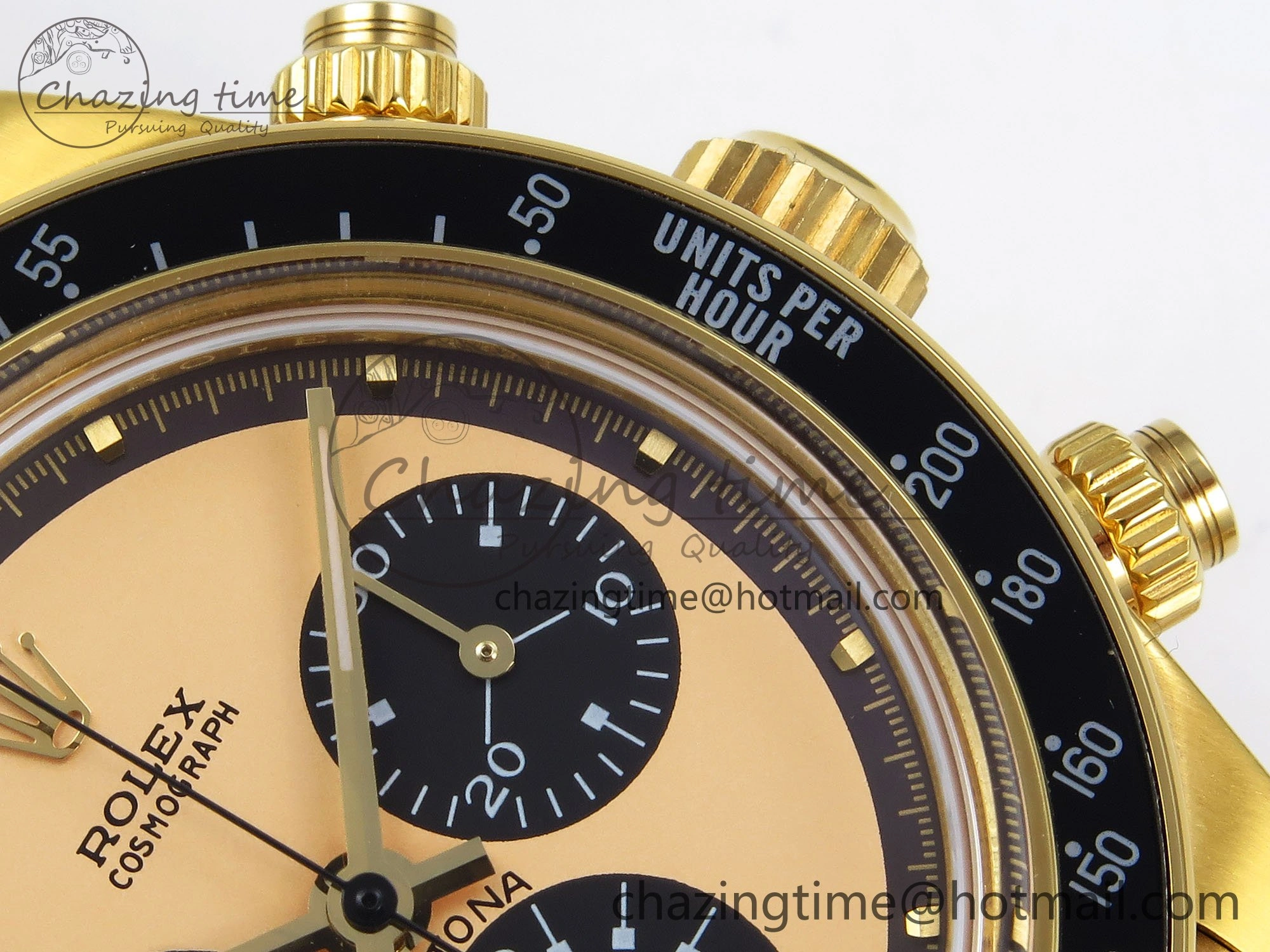 Daytona YG ADGF Best Edition YG Black Dial on YG Bracelet A7750