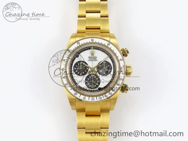 Daytona YG ADGF Best Edition YG White Dial on YG Bracelet A7750