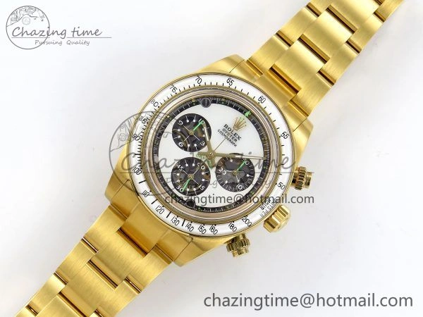 Daytona YG ADGF Best Edition YG White Dial on YG Bracelet A7750