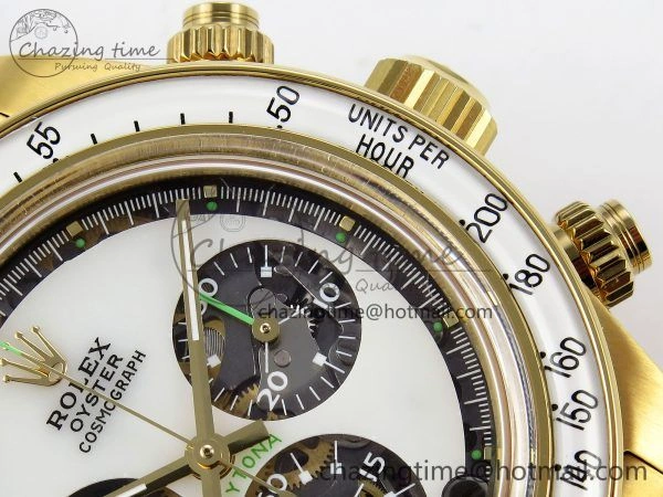 Daytona YG ADGF Best Edition YG White Dial on YG Bracelet A7750