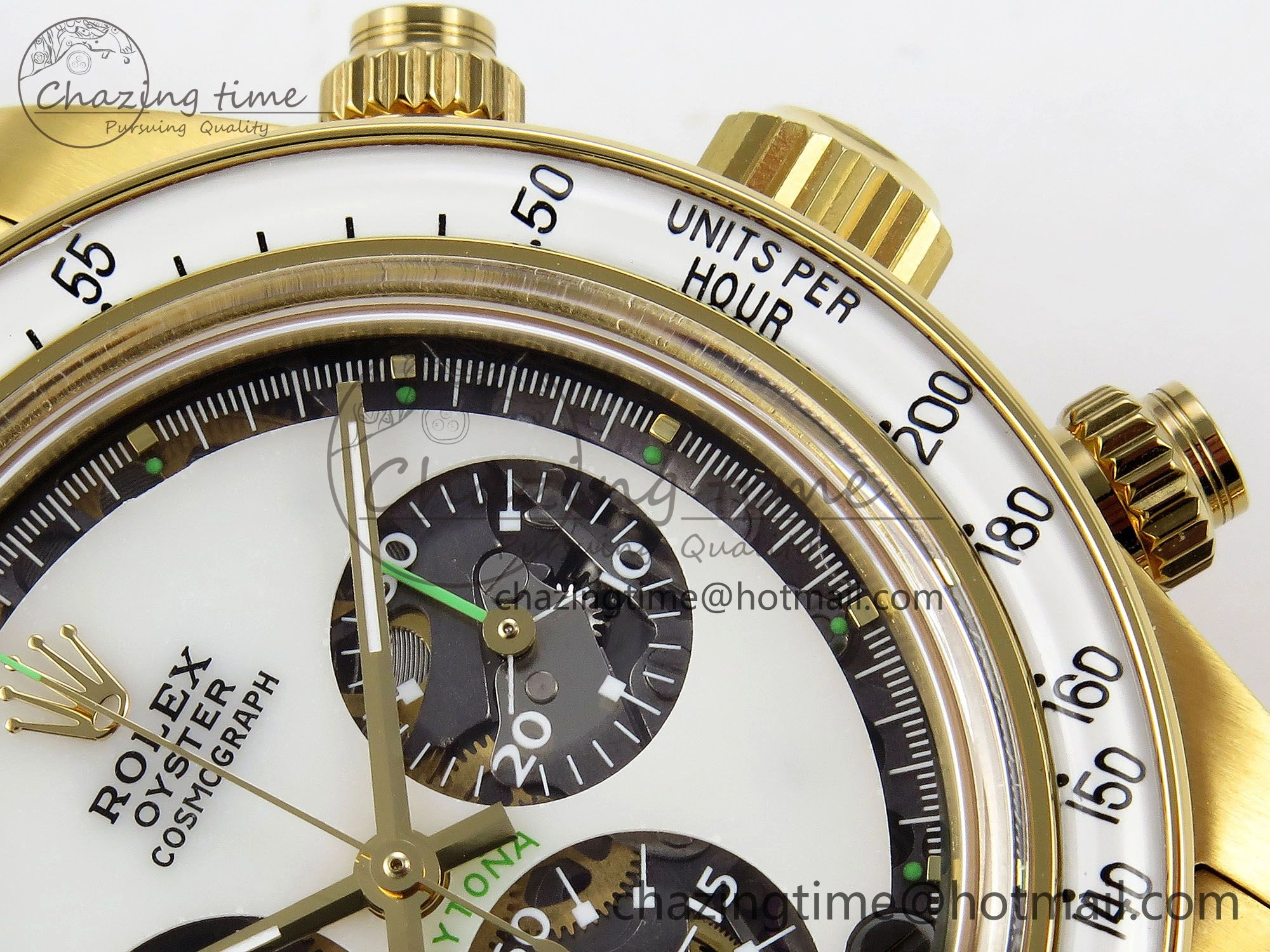 Daytona YG ADGF Best Edition YG White Dial on YG Bracelet A7750