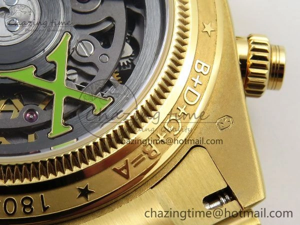 Daytona YG ADGF Best Edition YG White Dial on YG Bracelet A7750