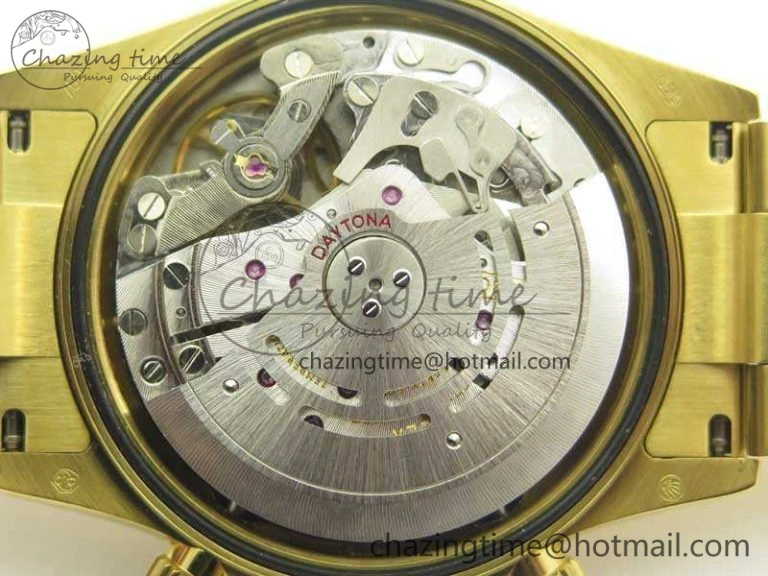 Daytona YG BP Maker Best Edition Black Dial On YG Bracelet A4130