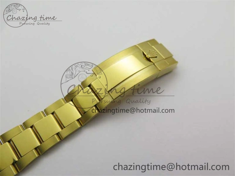 Daytona YG KKF 1:1 Best Edition 904L Steel Green Dial on YG Bracelet A7750