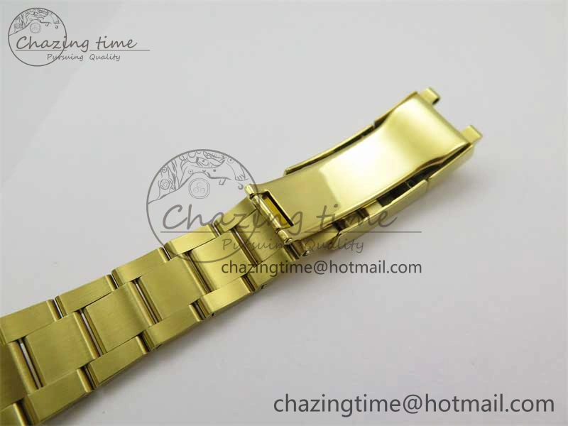 Daytona YG KKF 1:1 Best Edition 904L Steel Green Dial on YG Bracelet A7750