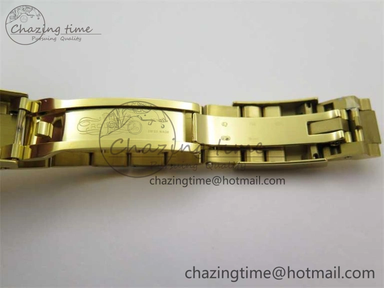 Daytona YG KKF 1:1 Best Edition 904L Steel Green Dial on YG Bracelet A7750