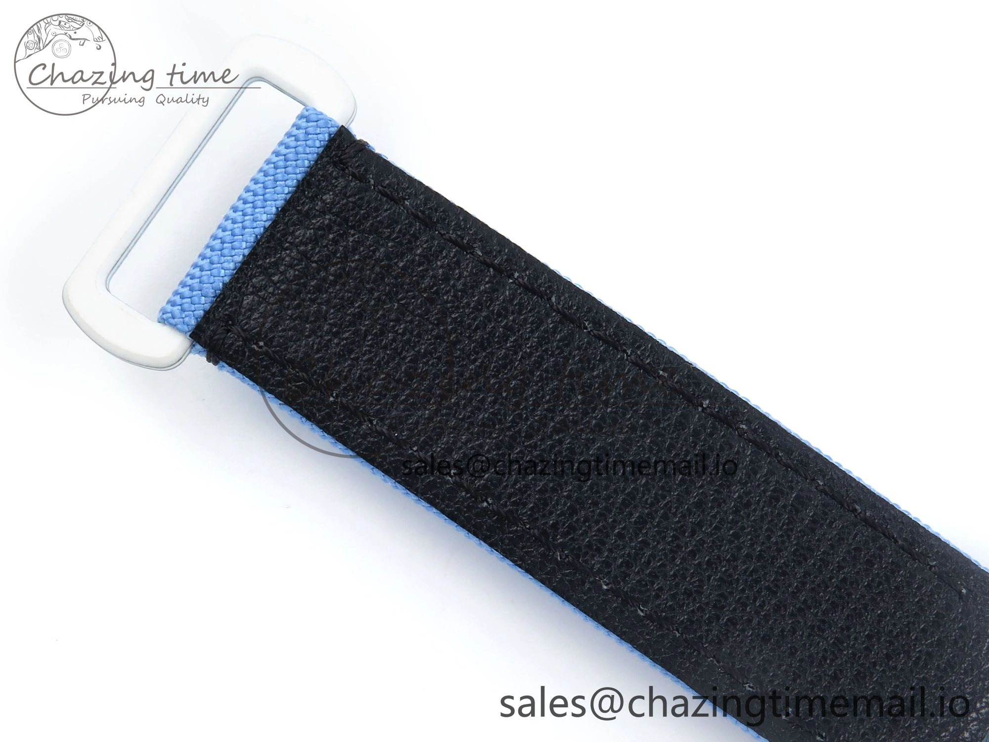 Daytona ZIF REMOULD White Carbon SONIC Best Edition Blue Skeleton Dial Diamonds Bezel on Blue Nylon Strap SA4130
